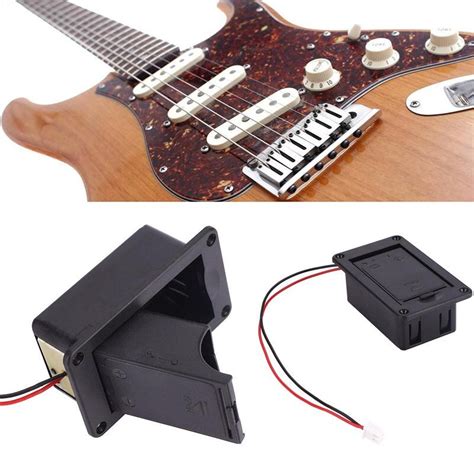 electric guitar battery box|battery box for bass guitar.